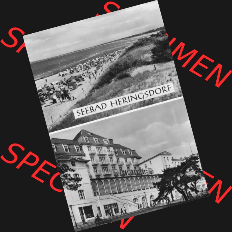 Alte Ansichtskarte DDR Bezirk Rostock, Kreis Wolgast, Seebad Heringsdorf 1975, FDGB-Erholungsheim Solidarität, Planet-Verlag Berlin. Digitales Bildmaterial von Ansichtskarten... Sammlung