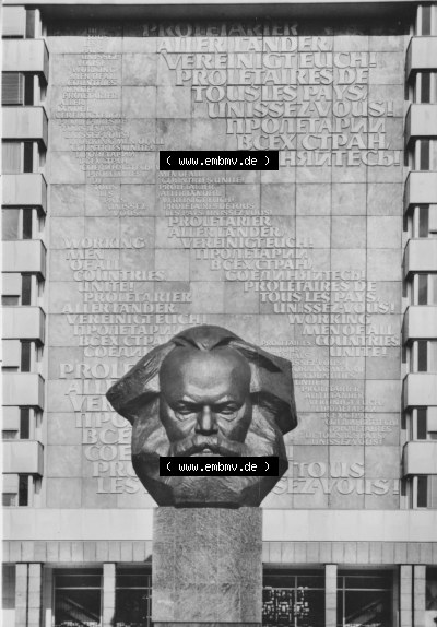 Ansichtskarten DDR, Stadt Karl-Marx-Stadt 1971, Karl-Marx-Monument, Verlag Erhard Neubert KG, Karl-Marx-Stadt, zum herunterladen... Sammlung