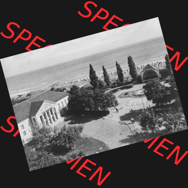 Alte Ansichtskarte DDR Bezirk Rostock, Kreis Wolgast, Seebad Heringsdorf 1967, Luftaufnahme, Verlag Felix Setecki Berlin. Digitales Bildmaterial von Ansichtskarten aus der... Sammlung