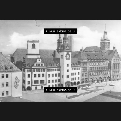 Ansichtskarte Foto-Ansicht DDR, Stadt Karl-Marx-Stadt 1985, Einbildkarte Rathaus von Karl-Marx-Stadt. Digitales Bildmaterial von Ansichtskarten aus der DDR, der Deutschen Demokratischen... Sammlung