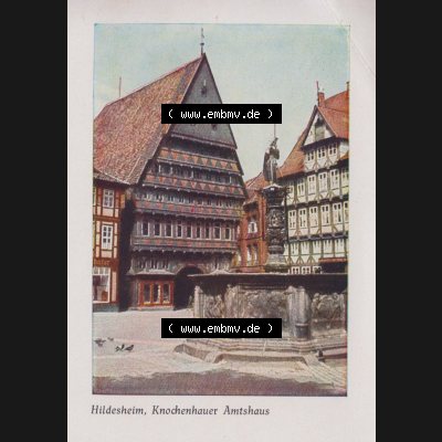 Lithographien Fotos, Heldge-Verlag Köthen/Anhalt Deutschland im farbigen Bild - 50 Heldge-farb-fotos Hildesheim, Knochenhauer Amtshaus. Sammlung von 50 Heldge-farb-fotos des... Sammlung