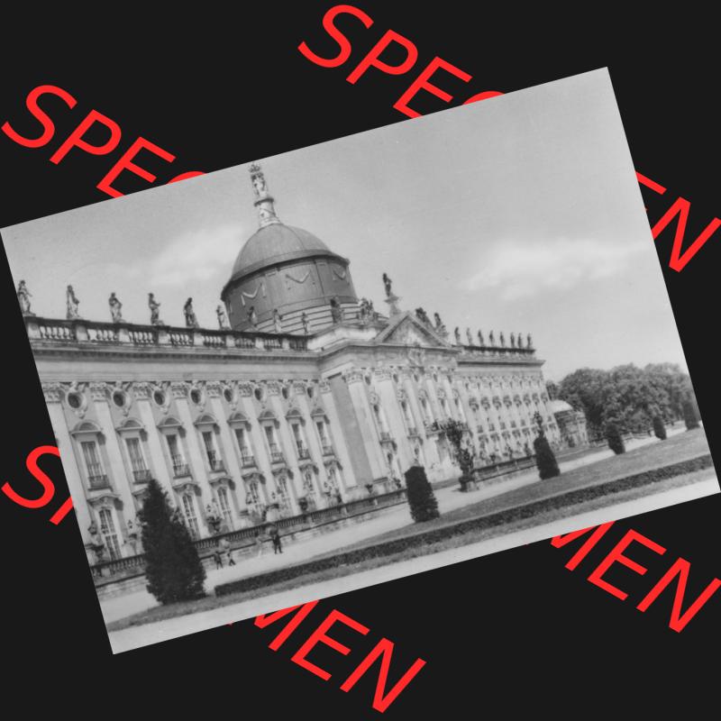 Ansichtskarte Planet-Verlag Berlin Sammlung der DDR in s/w - Schwarzweiß der 1970er Jahre, 1973, Potsdam Sanssouci, Neues Palais. Digitales Bildmaterial von Ansichtskarten... Sammlung
