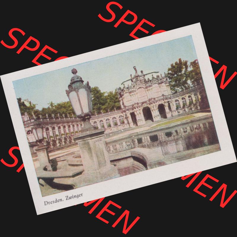 Lithographien Fotos, Heldge-Verlag Köthen/Anhalt Deutschland im farbigen Bild - 50 Heldge-farb-fotos Dresden, Zwinger I. Sammlung von 50 Heldge-farb-fotos des Heldge-Verlages... Sammlung