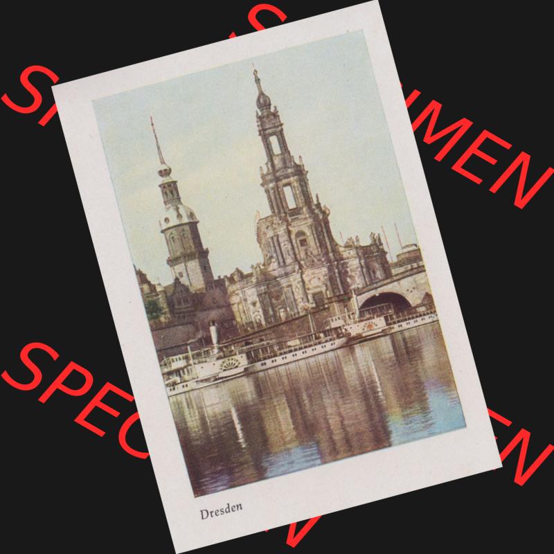 Lithographien Fotos, Heldge-Verlag Köthen/Anhalt Deutschland im farbigen Bild - 50 Heldge-farb-fotos Dresden. Sammlung von 50 Heldge-farb-fotos des Heldge-Verlages Köthen Provinz... Sammlung