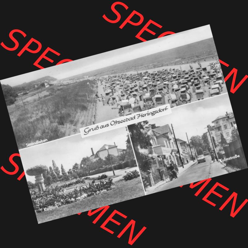 Alte Ansichtskarte DDR Bezirk Rostock, Kreis Wolgast, Seebad Heringsdorf 1971, Strand, Grußkarte, Foto und Kunstverlag Bruno Scholz, 8705 Ebersbach-Sa.... Sammlung