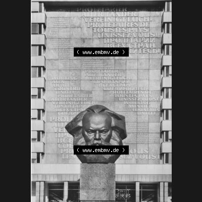 Ansichtskarten DDR, Stadt Karl-Marx-Stadt 1971, Karl-Marx-Monument, Verlag Erhard Neubert KG, Karl-Marx-Stadt. Digitales Bildmaterial von Ansichtskarten aus der DDR,... Sammlung
