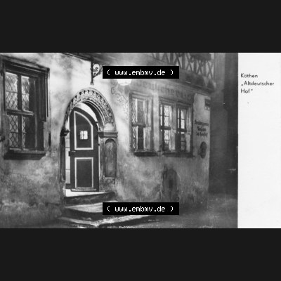 Ansichtskarte Heldge-Verlag Köthen/Anhalt DDR gemischte s/w, schwarzweiß, graustufen Sammlung der Jahre 1960er, 1966, Köthen mit Altdeutschen Hof.... Sammlung