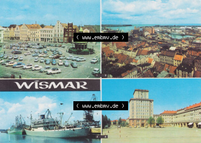 Heldge-Verlag Köthen/Anhalt DDR Bezirk Rostock 1970er Jahre, 1971, Wismar Farbfotos, Am Markt, Im Überseehafen, Blick auf Hafen... Sammlung