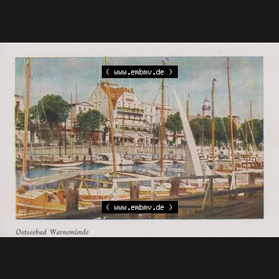 Lithographien Fotos, Heldge-Verlag Köthen/Anhalt Deutschland im farbigen Bild - 50 Heldge-farb-fotos Ostseebad Warnemünde. Sammlung von 50 Heldge-farb-fotos des Heldge-Verlages... Sammlung