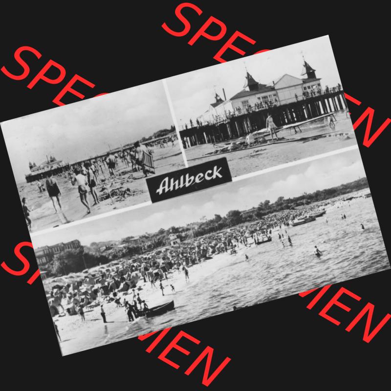 Alte Ansichtskarte der DDR Ahlbeck auf Usedom 1968, Ahlbeck, Konsum FotoColor Magdeburg. Digitales Bildmaterial von Ansichtskarten aus der DDR, der Deutschen Demokratischen Republik,... Sammlung