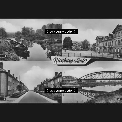 Ansichtskarte Heldge-Verlag Köthen/Anhalt DDR gemischte s/w, schwarzweiß, graustufen Sammlung der Jahre 1960er, 1967, Nienburg (Saale), An der... Sammlung