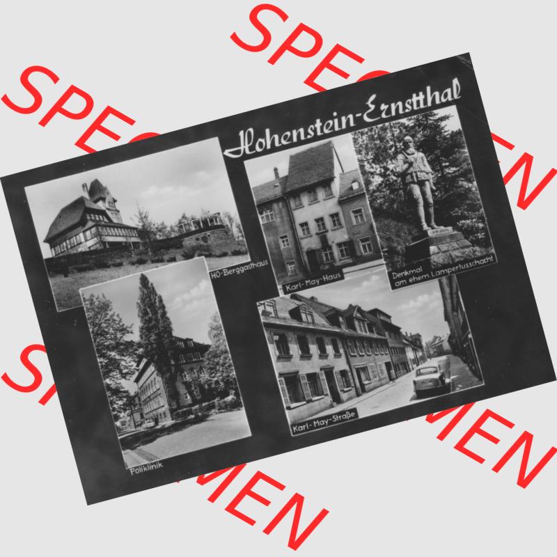 Ansichtskarte Erhard Neubert KG - Karl-Marx-Stadt DDR gemischte Ansichtskarten Sammlung mit 5-Bildkarten der DDR 1970er Jahre, 1975, Hohenstein - Ernstthal, HO-Berggaststätte,... Sammlung