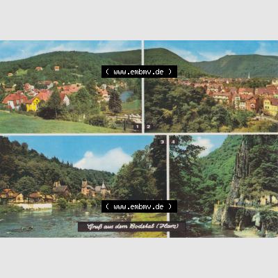Ansichtskarte Heldge-Farbfotoverlag Köthen/Anhalt DDR gemischte Ansichtskarten Sammlung mit 4-Bild Mehrbildkarten der DDR Bezirke der 1970er Jahre, 1970, Grußkarte, Gruß... Sammlung