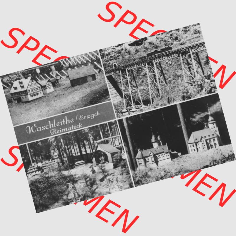 Ansichtskarte Erhard Neubert KG - Karl-Marx-Stadt DDR gemischte Ansichtskarten Sammlung mit 4-Bildkarte in s/w Schwarzweiß bzw. Graustufen, erschienen in den 1960er Jahre,... Sammlung
