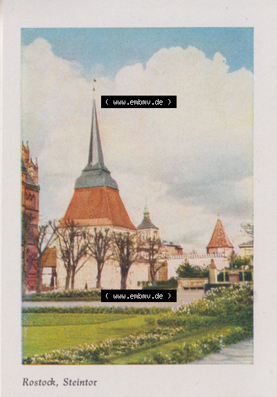 Heldge-Verlag Köthen/Anhalt Deutschland im farbigen Bild - 50 Heldge-farb-fotos Rostock, Steintor, zum herunterladen freigegeben Sammlung