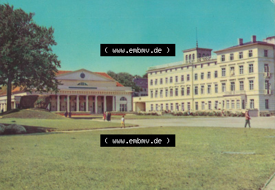 Heldge-Verlag Köthen/Anhalt DDR Bezirk Rostock 1960er Jahre, 1967, Lithografie Ostseebad Heiligendamm, Sanatorium für Werktätige,... Sammlung