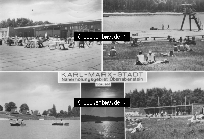 Ansichtskarte Foto-Ansicht DDR, Stadt Karl-Marx-Stadt 1976, Naherholungsgebiet Oberrabenstein, zum herunterladen freigegeben Sammlung