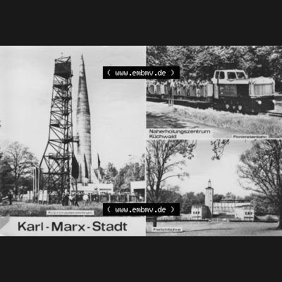 Ansichtskarte Foto-Ansicht DDR, Stadt Karl-Marx-Stadt 1976, Kosmonautenzentrum, Naherholungszentrum Freilichtbühne. Digitales Bildmaterial von Ansichtskarten aus der DDR,... Sammlung