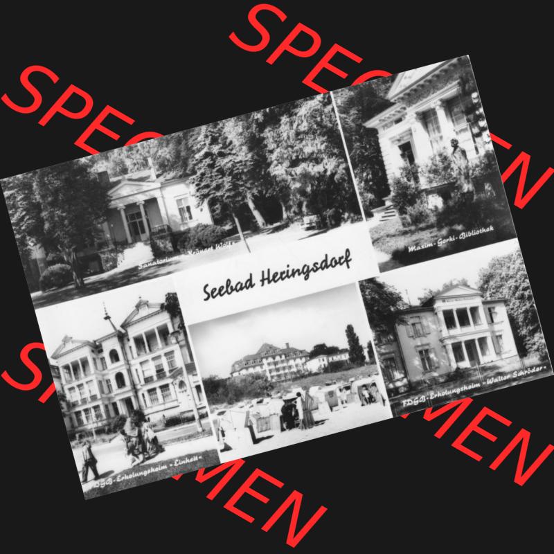 Alte Ansichtskarte DDR Bezirk Rostock, Kreis Wolgast, Seebad Heringsdorf 1973, FDGB-Erholungsheime, Planet-Verlag Berlin. Digitales Bildmaterial von Ansichtskarten aus der... Sammlung