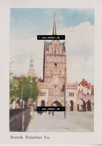 Heldge-Verlag Köthen/Anhalt Deutschland im farbigen Bild - 50 Heldge-farb-fotos Rostock, Kröpeliner Tor, zum herunterladen freigegeben Sammlung