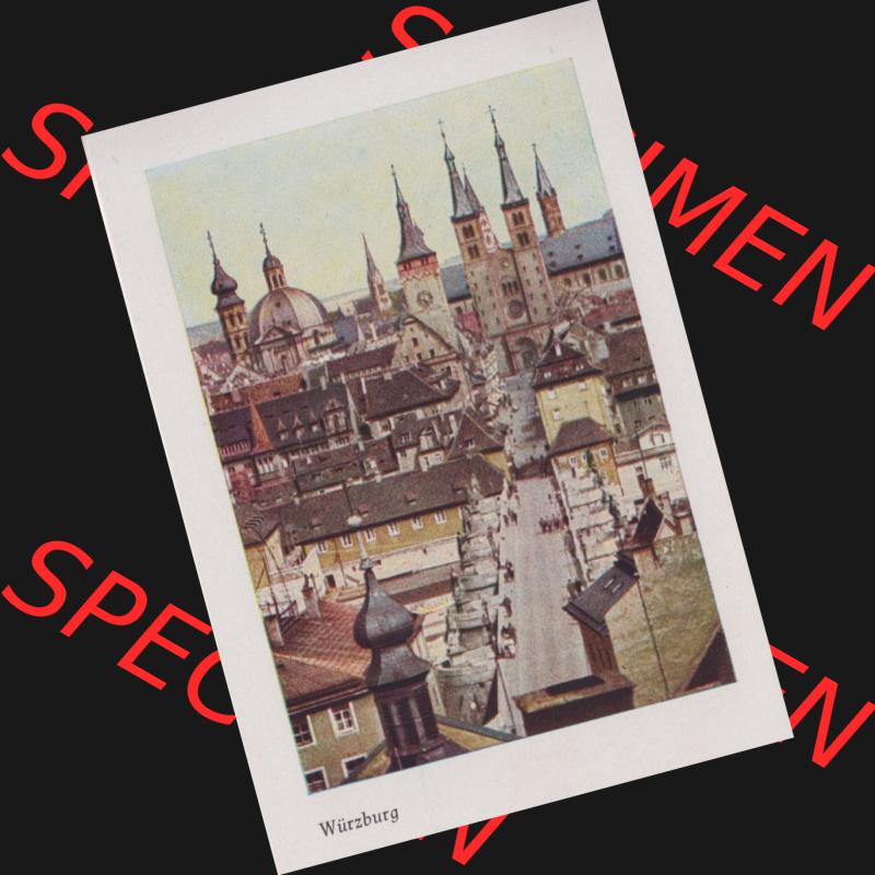 Lithographien Fotos, Heldge-Verlag Köthen/Anhalt Deutschland im farbigen Bild - 50 Heldge-farb-fotos Würzburg III. Sammlung von 50 Heldge-farb-fotos des Heldge-Verlages Köthen... Sammlung