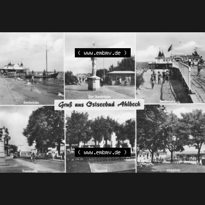 Alte Ansichtskarte der DDR Ahlbeck auf Usedom 1974, Grußkarte, Foto und Kunstverlag Bruno Scholz, 8705 Ebersbach, Verlags-Nr, 3104. Digitales Bildmaterial von... Sammlung
