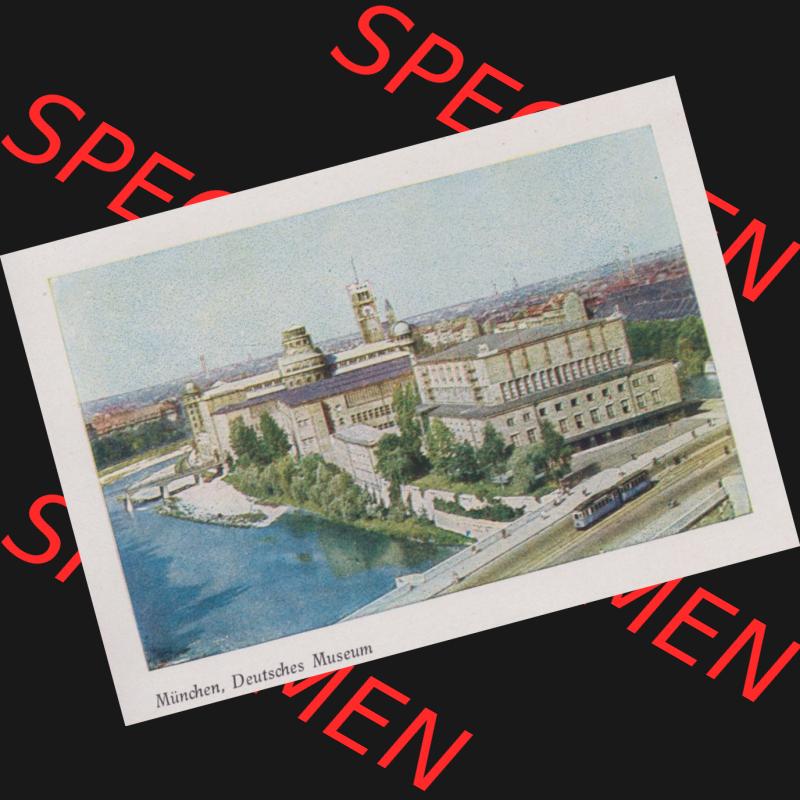 Lithographien Fotos, Heldge-Verlag Köthen/Anhalt Deutschland im farbigen Bild - 50 Heldge-farb-fotos München, Deutsches Museum. Sammlung von 50 Heldge-farb-fotos des Heldge-Verlages... Sammlung