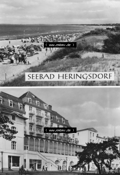 Seebad Heringsdorf 1975, FDGB-Erholungsheim Solidarität, Planet-Verlag Berlin, zum herunterladen freigegeben Sammlung