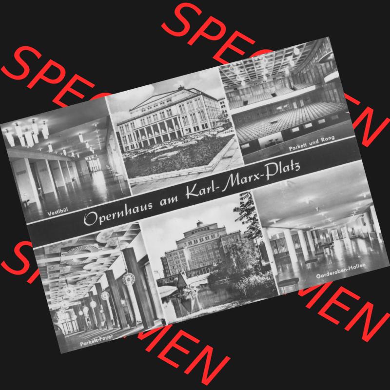 Ansichtskarten DDR, Stadt Karl-Marx-Stadt 1971, Messestadt Leipzig, Opernhaus am Karl-Marx-Platz, Dick-Foto-Verlag, Erlbach. Digitales Bildmaterial von Ansichtskarten... Sammlung
