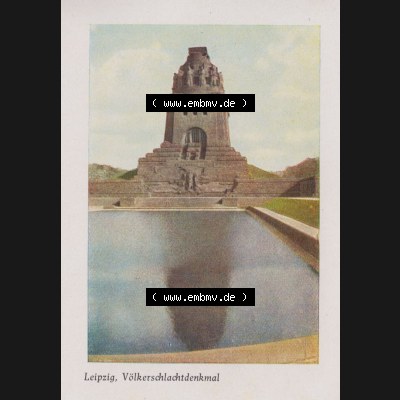 Lithographien Fotos, Heldge-Verlag Köthen/Anhalt Deutschland im farbigen Bild - 50 Heldge-farb-fotos Leipzig, Völkerschachtdenkmal. Sammlung von 50 Heldge-farb-fotos des... Sammlung