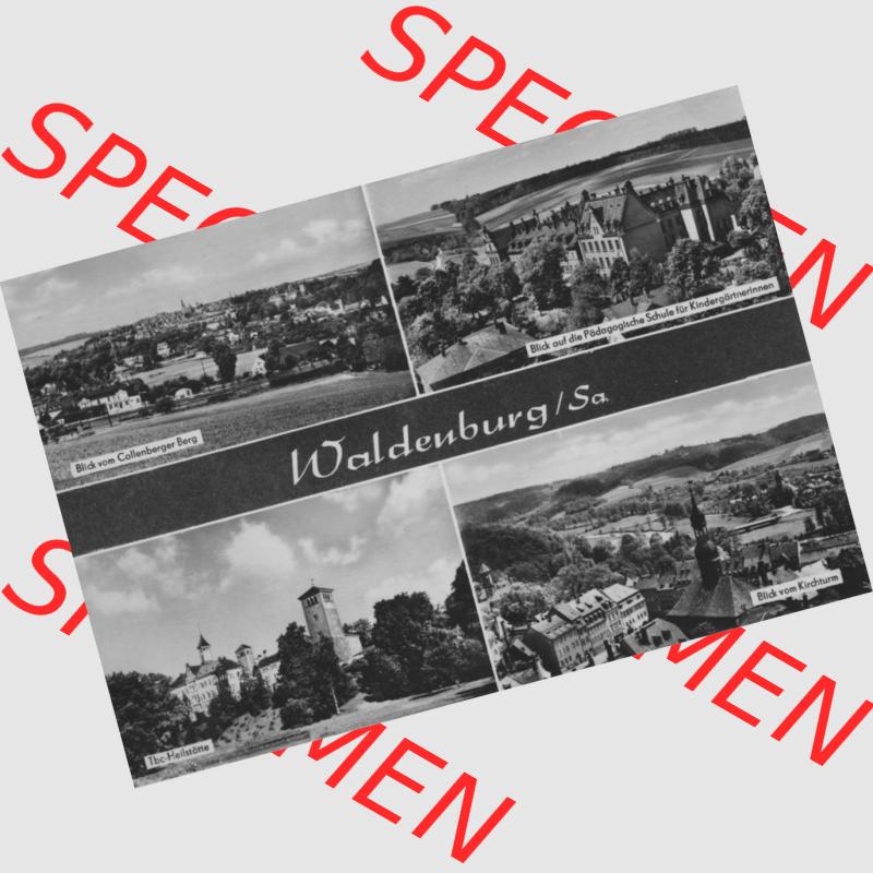 Ansichtskarte Erhard Neubert KG - Karl-Marx-Stadt DDR gemischte Ansichtskarten Sammlung mit 4-Bildkarte in s/w Schwarzweiß bzw. Graustufen, erschienen in den 1970er Jahre,... Sammlung