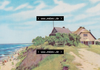 Heldge-Farbfotoverlag Köthen/Anhalt, der 1960er Jahre, 1965, Lithografie Ostseebad Ahrenshoop, Bezirk Rostock, zum herunterladen... Sammlung