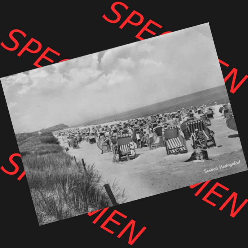 Alte Ansichtskarte DDR Bezirk Rostock, Kreis Wolgast, Seebad Heringsdorf 1964, Strand von Heringsdorf, Heldge-Verlag KG., Köthen-Anhalt. Digitales Bildmaterial... Sammlung