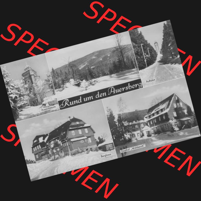 Ansichtskarte Erhard Neubert KG - Karl-Marx-Stadt DDR gemischte Ansichtskarten Sammlung mit 5-Bildkarten der DDR 1960er Jahre, 1969, Rund um den Auersberg mit Aussichtsturm, Auffahrt,... Sammlung