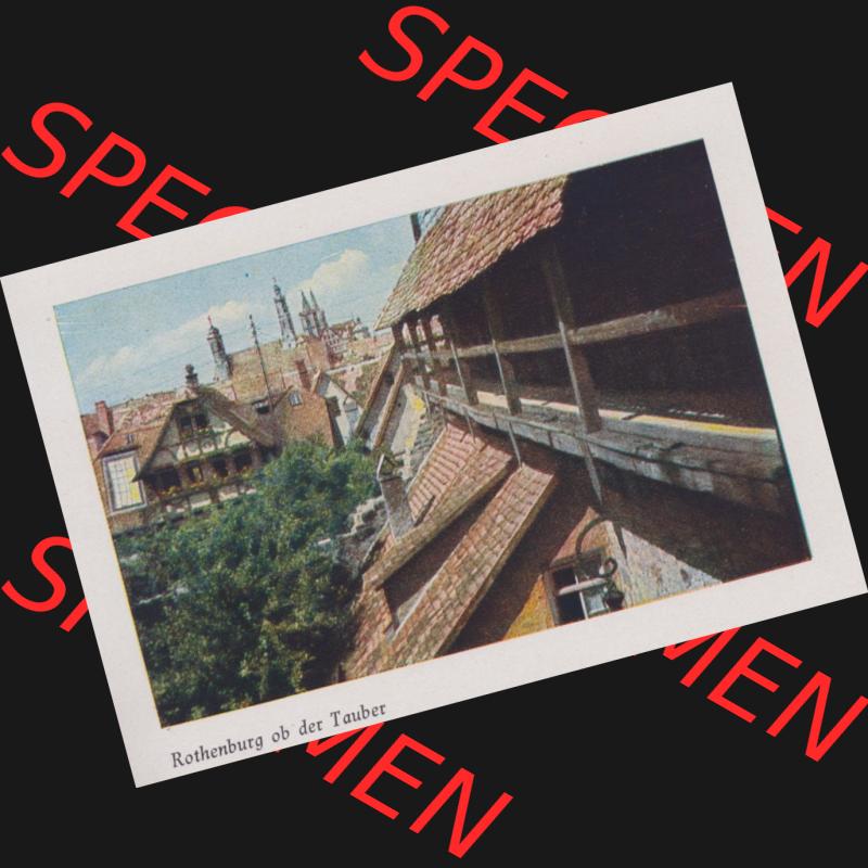 Lithographien Fotos, Heldge-Verlag Köthen/Anhalt Deutschland im farbigen Bild - 50 Heldge-farb-fotos Rothenburg ob der Tauber I. Sammlung von 50 Heldge-farb-fotos des Heldge-Verlages... Sammlung