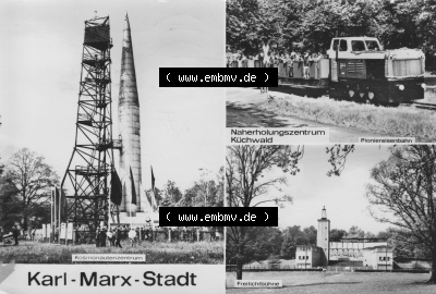 Ansichtskarte Foto-Ansicht DDR, Stadt Karl-Marx-Stadt 1976, Kosmonautenzentrum, Naherholungszentrum Freilichtbühne, zum herunterladen... Sammlung