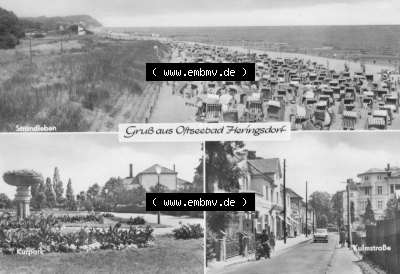 Seebad Heringsdorf 1971, Strand, Grußkarte, Foto und Kunstverlag Bruno Scholz, 8705 Ebersbach-Sa, zum herunterladen freigegeben Sammlung