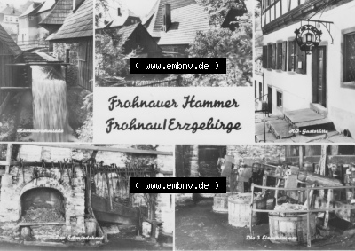 Planet-Verlag Berlin, s/w - Schwarzweiß der 1970er Jahre, 1978, Frohnauer Hammer, Frohnau im Erzgebirge Sammlung