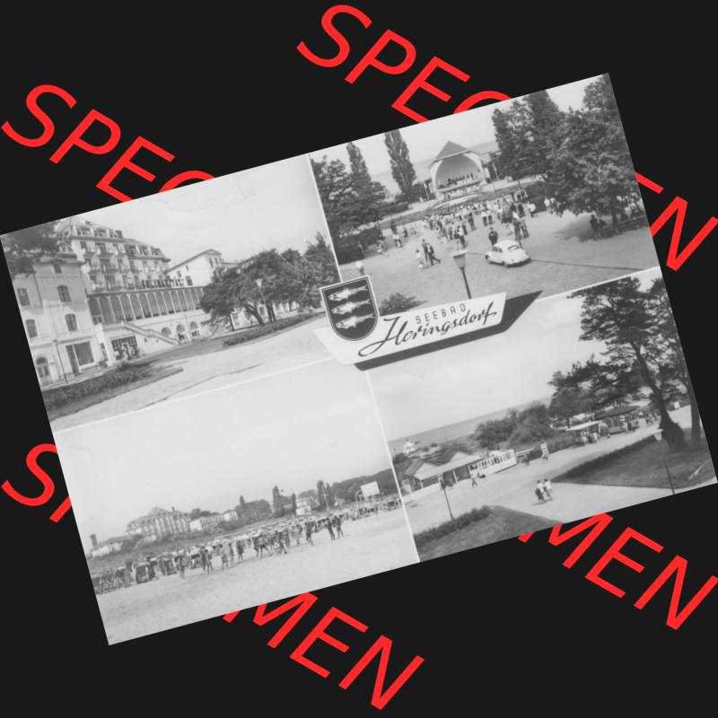 Alte Ansichtskarte DDR Bezirk Rostock, Kreis Wolgast, Seebad Heringsdorf 1976, Mehrbildkatte, Postkarte gelaufen, Planet-Verlag Berlin. Digitales Bildmaterial von Ansichtskarten... Sammlung