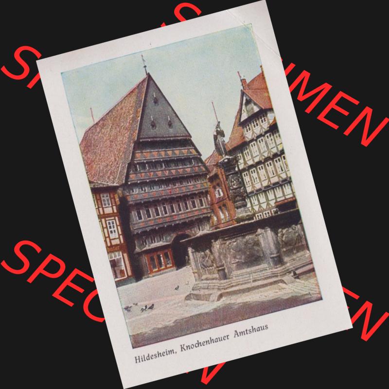Lithographien Fotos, Heldge-Verlag Köthen/Anhalt Deutschland im farbigen Bild - 50 Heldge-farb-fotos Hildesheim, Knochenhauer Amtshaus. Sammlung von 50 Heldge-farb-fotos des... Sammlung