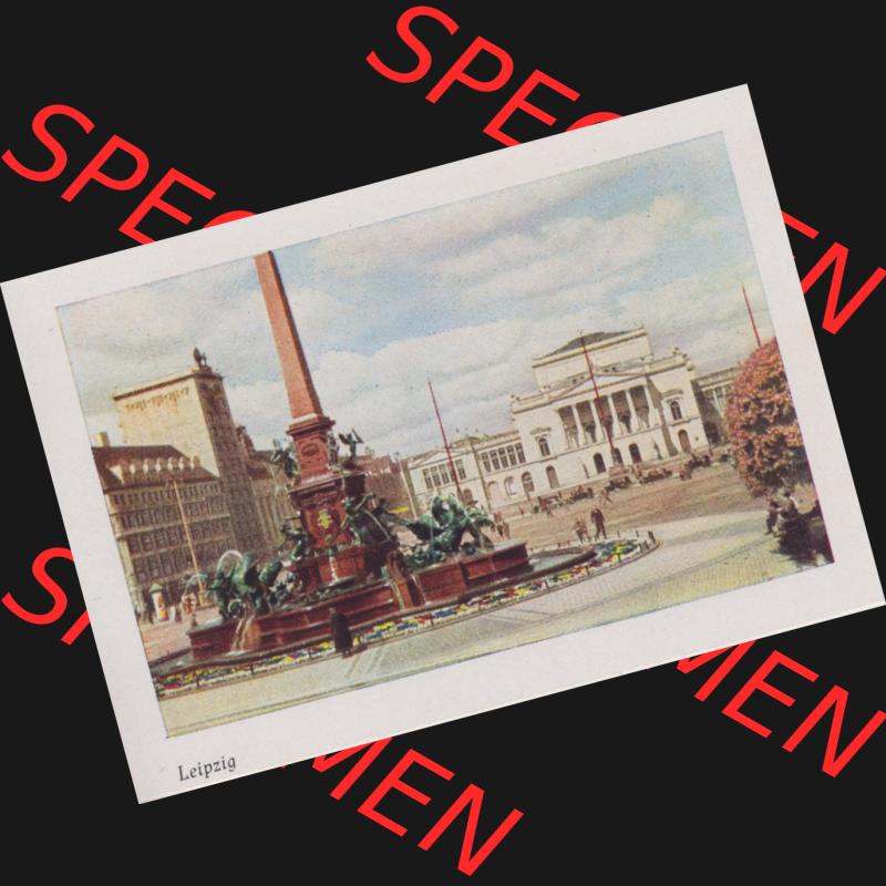 Lithographien Fotos, Heldge-Verlag Köthen/Anhalt Deutschland im farbigen Bild - 50 Heldge-farb-fotos Leipzig. Sammlung von 50 Heldge-farb-fotos des Heldge-Verlages Köthen Provinz... Sammlung