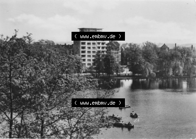 Ansichtskarten DDR, Stadt Karl-Marx-Stadt 1975, Blick zum Hochhaus, Verlag Erhard Neubert KG, Karl-Marx-Stadt, zum herunterladen... Sammlung