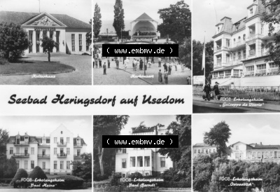 Seebad Heringsdorf 1977, FDGB-Erholungsheime auf Usedom, Planet-Verlag Berlin, zum herunterladen freigegeben Sammlung