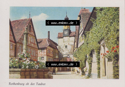 Heldge-Verlag Köthen/Anhalt Deutschland im farbigen Bild - 50 Heldge-farb-fotos Rothenburg ob der Tauber III, zum herunterladen... Sammlung