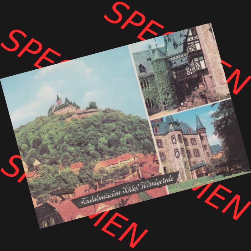 Ansichtskarte Heldge-Farbfotoverlag Köthen/Anhalt DDR gemischte Ansichtskarten Sammlung mit 3-Bild Mehrbildkarten der DDR Bezirke der 1960er Jahre, 1967, Lithografie Feudalmuseum Schloss... Sammlung