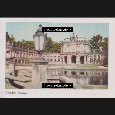 Lithographien Fotos, Heldge-Verlag Köthen/Anhalt Deutschland im farbigen Bild - 50 Heldge-farb-fotos Dresden, Zwinger I. Sammlung von 50 Heldge-farb-fotos des Heldge-Verlages... Sammlung