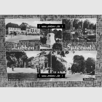 Ansichtskarte Erhard Neubert KG - Karl-Marx-Stadt DDR gemischte Ansichtskarten Sammlung mit 5-Bildkarten der DDR 1970er Jahre, 1975, Lübben im Spreewald - Lichtspiele, Bootshafen,... Sammlung