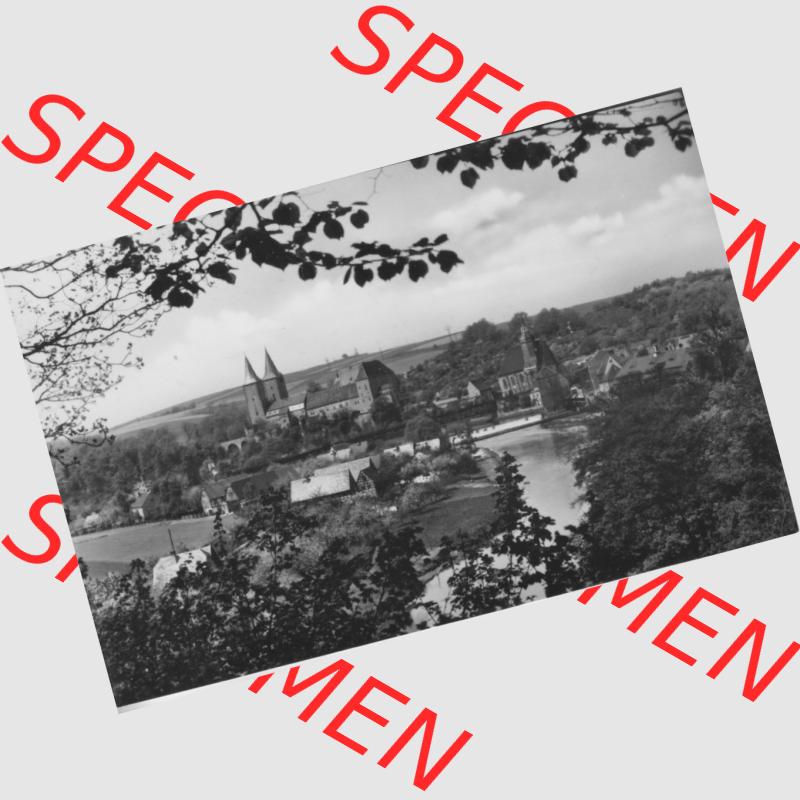 Ansicht Einbildkarte Erhard Neubert KG - Karl-Marx-Stadt DDR Sachsen 1962, Rochlitz in Sachsen, DDR Einbildkarte. Digitales Bildmaterial von Ansichtskarten in s/w bzw. Schwarzweiß,... Sammlung