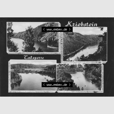Ansichtskarte Erhard Neubert KG - Karl-Marx-Stadt DDR gemischte Ansichtskarten Sammlung mit 4-Bildkarte in s/w Schwarzweiß bzw. Graustufen 1965, Kriebstein Talsperre, auf Vierbildkarte... Sammlung