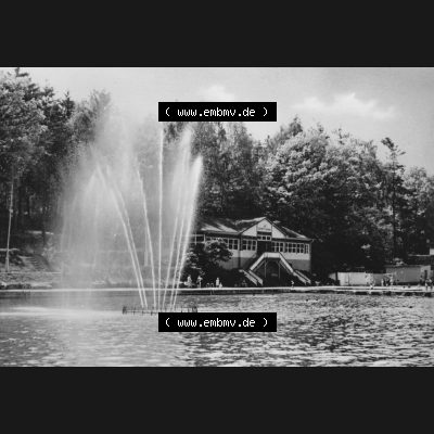 Ansichtskarte Erhard Neubert KG - Karl-Marx-Stadt in der DDR Sammlung 1964, Crimmitschau in Sachsen, Sahnbad, Einbildkarte. Digitales Bildmaterial von Ansichtskarten in s/w... Sammlung